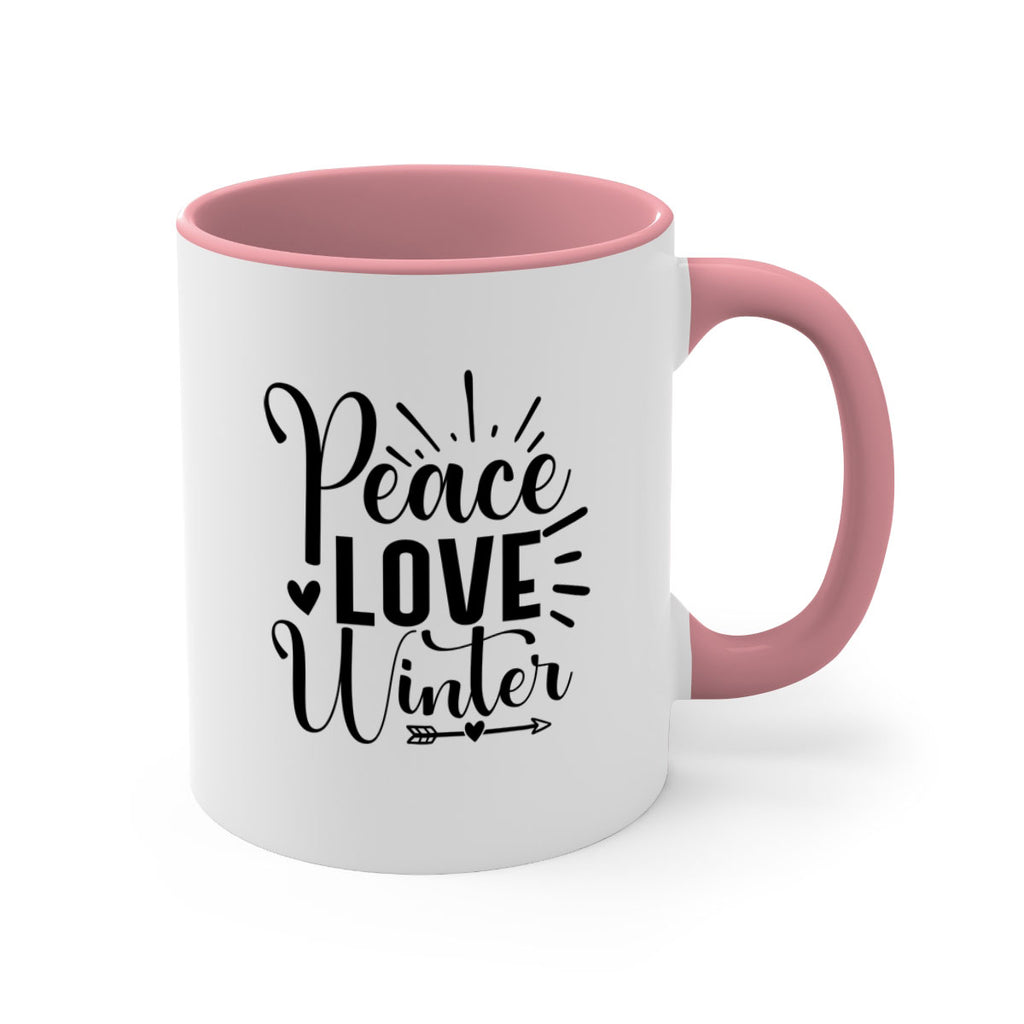 Peace Love Winter 331#- winter-Mug / Coffee Cup