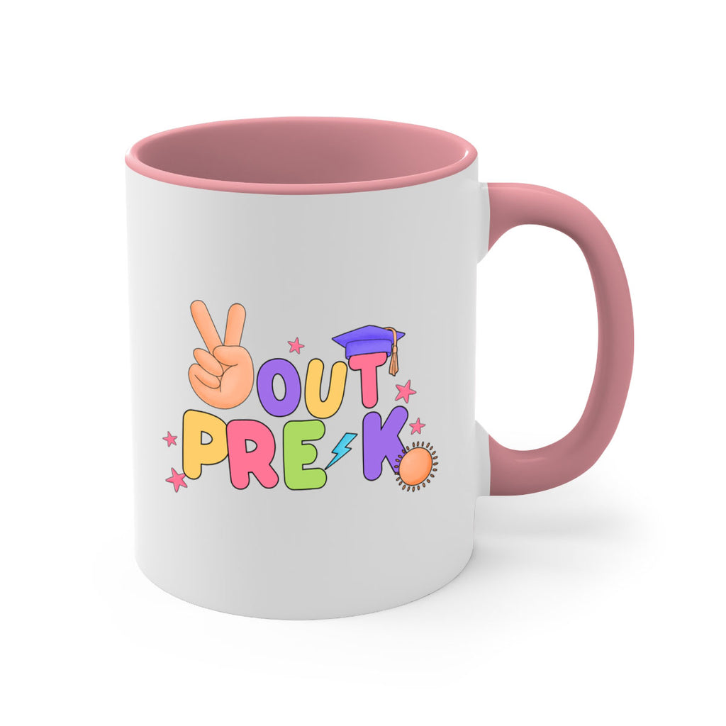 Peace Out PreK Peace Hand 22#- preK-Mug / Coffee Cup