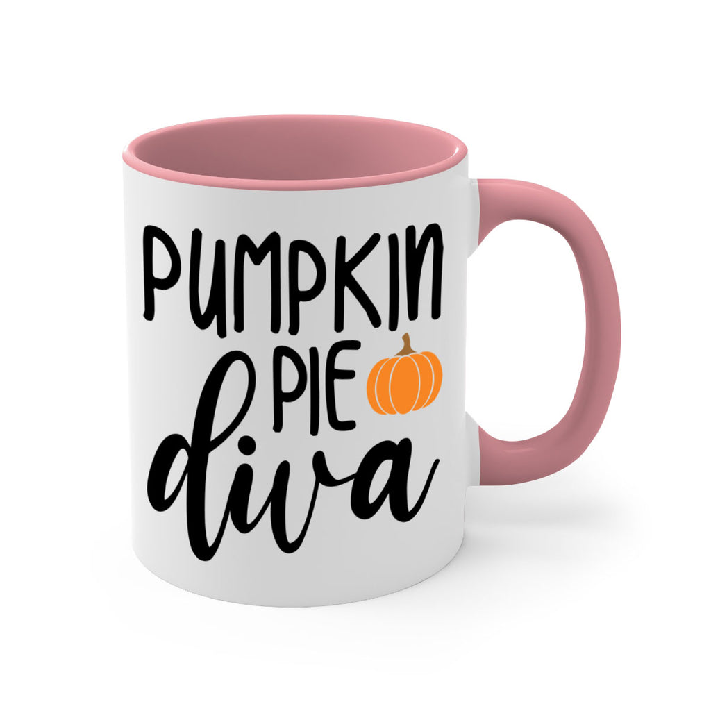 Pumpkin Pie Diva 532#- fall-Mug / Coffee Cup