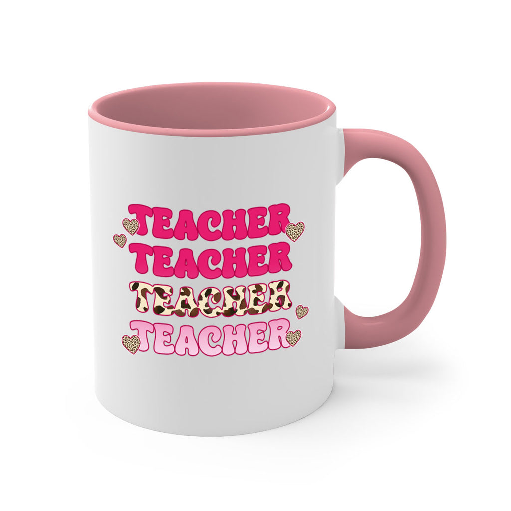 Retro Teacher Valentine 10#- teacher-Mug / Coffee Cup