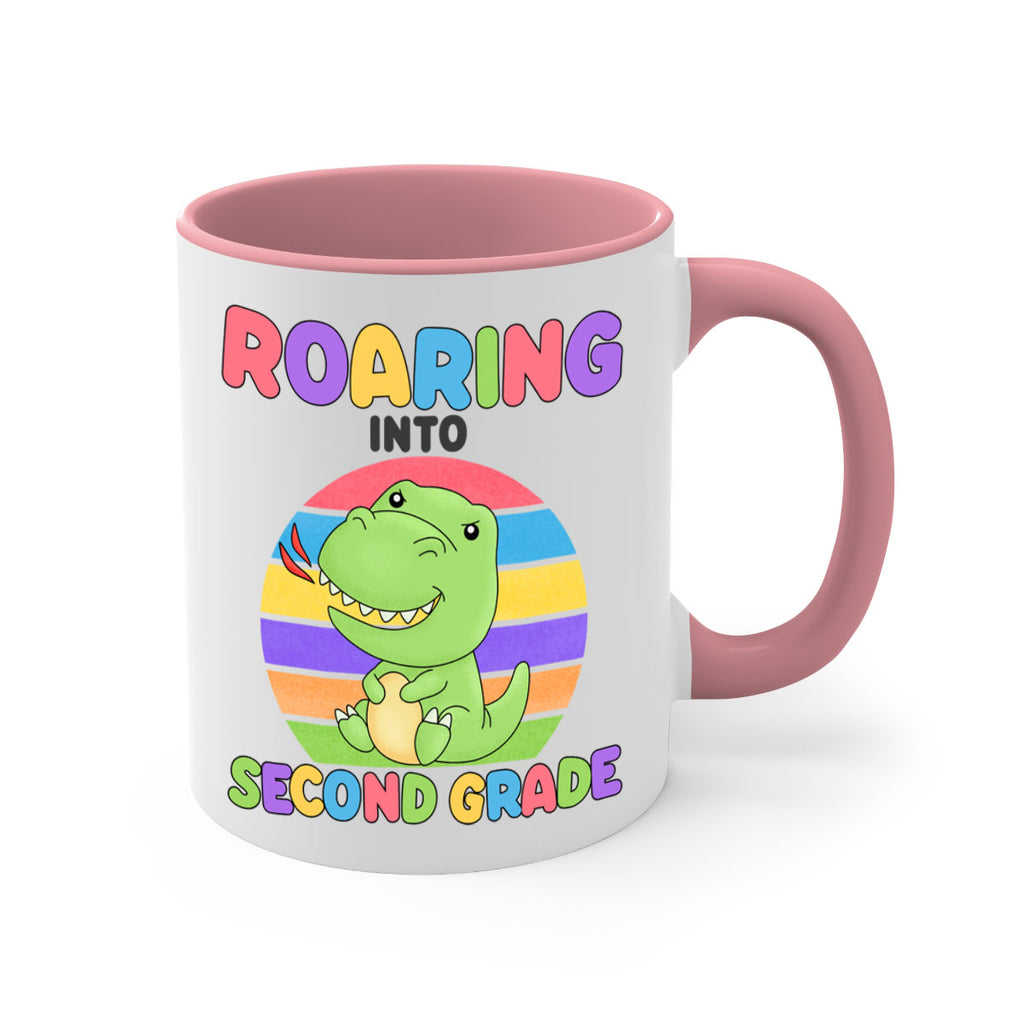 Roaring to 2nd Grade Trex 23#- second grade-Mug / Coffee Cup