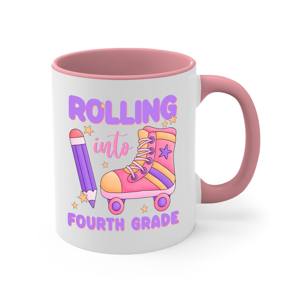 Rolling into 4th Grade 25#- 4th grade-Mug / Coffee Cup