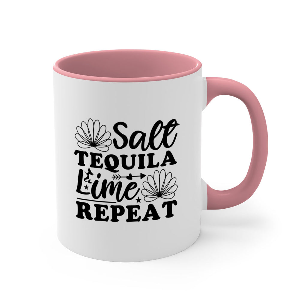 Salt Tequila Lime Repeat 557#- mermaid-Mug / Coffee Cup