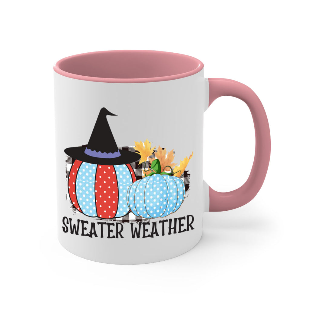 Sweater Weather Pumpkin Gnome 586#- fall-Mug / Coffee Cup