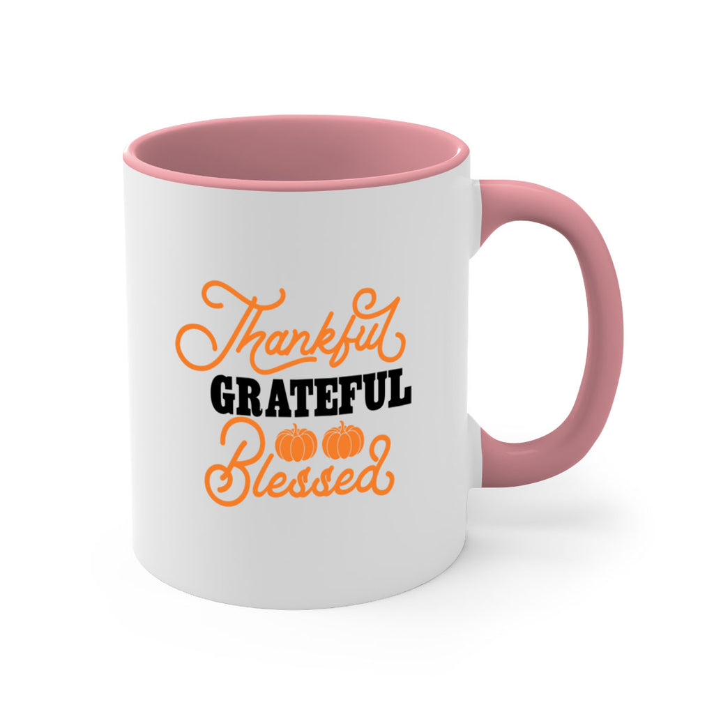 Thankful Grateful Blessed 604#- fall-Mug / Coffee Cup