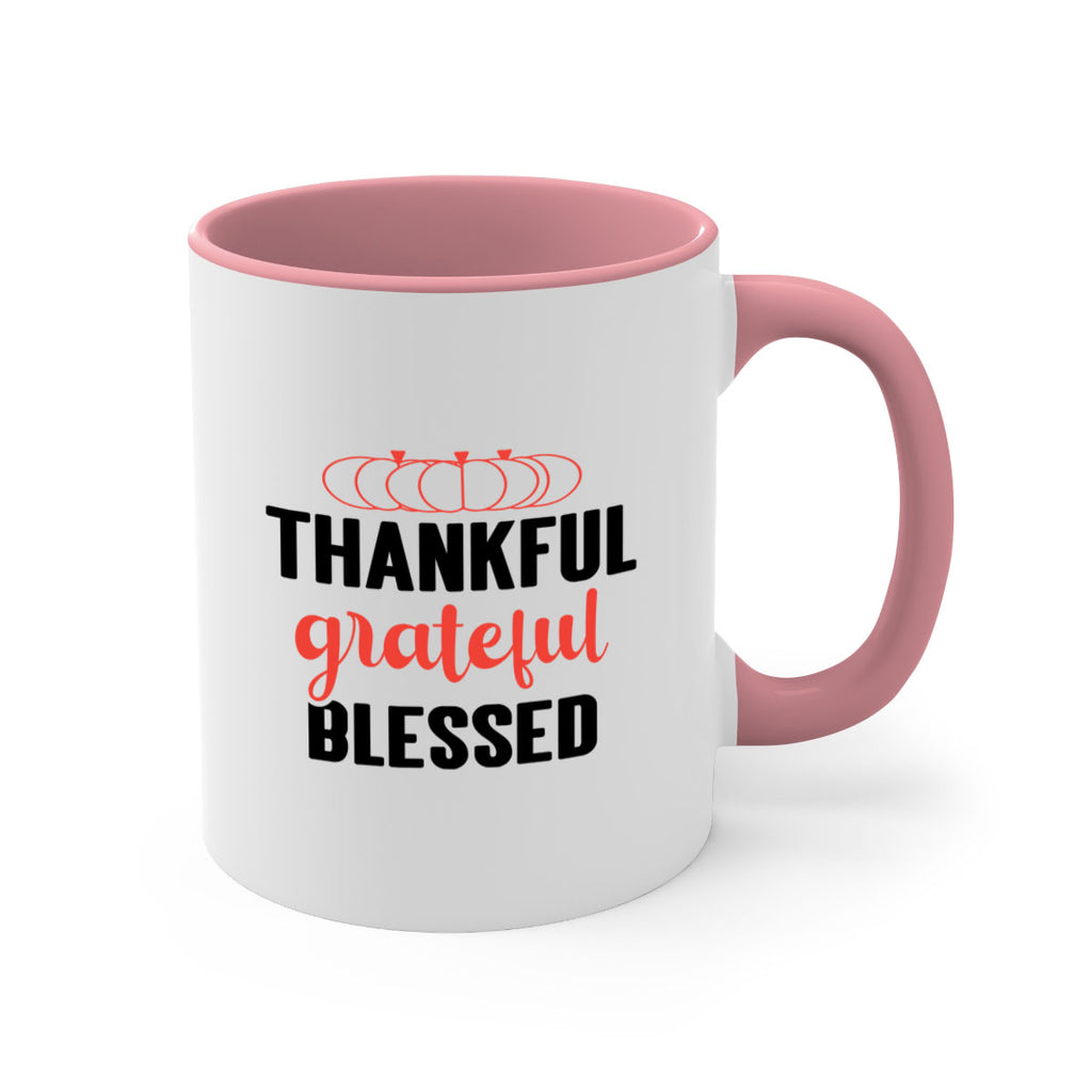Thankful grateful blessed 603#- fall-Mug / Coffee Cup