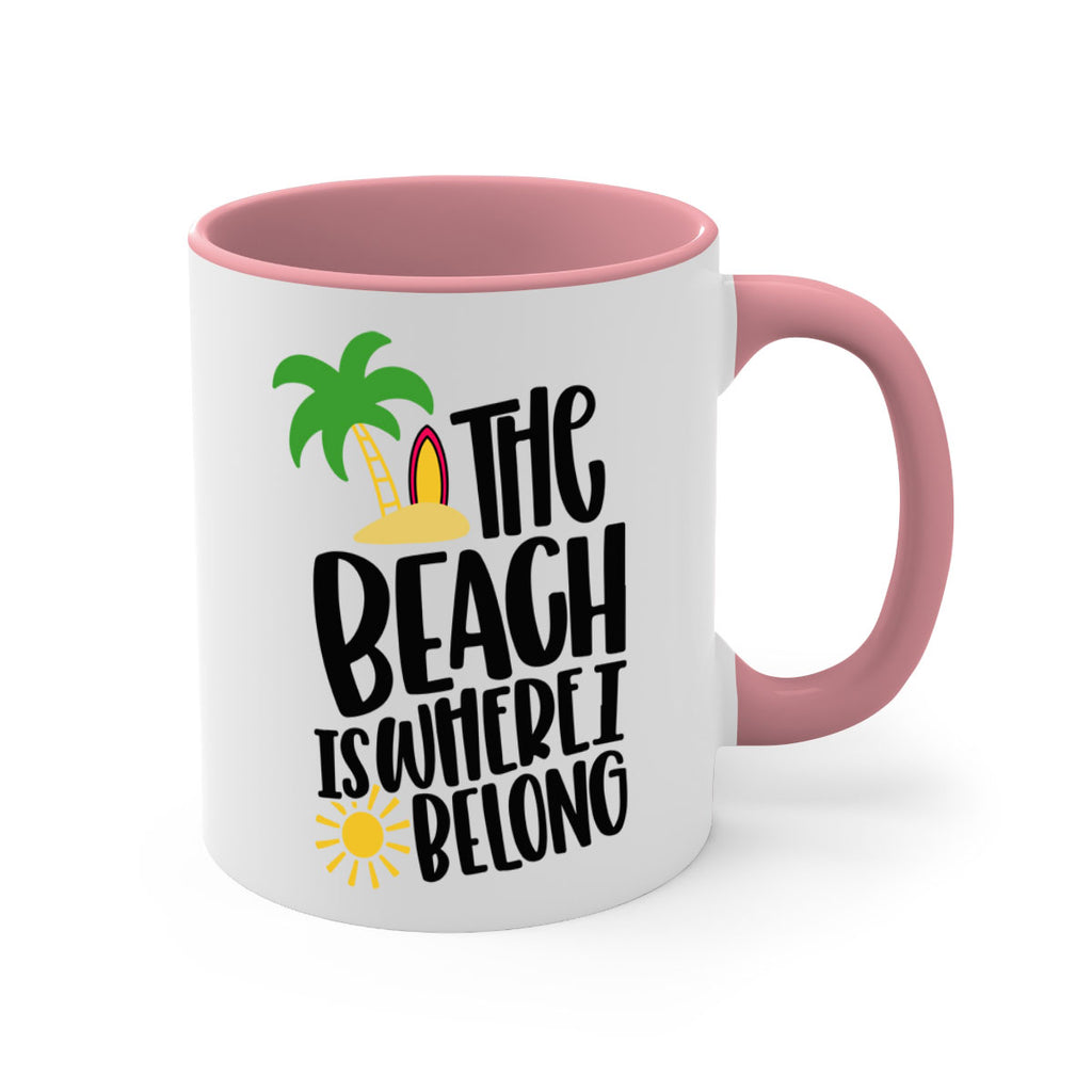 The Beach Is Where I Belong Style 11#- Summer-Mug / Coffee Cup