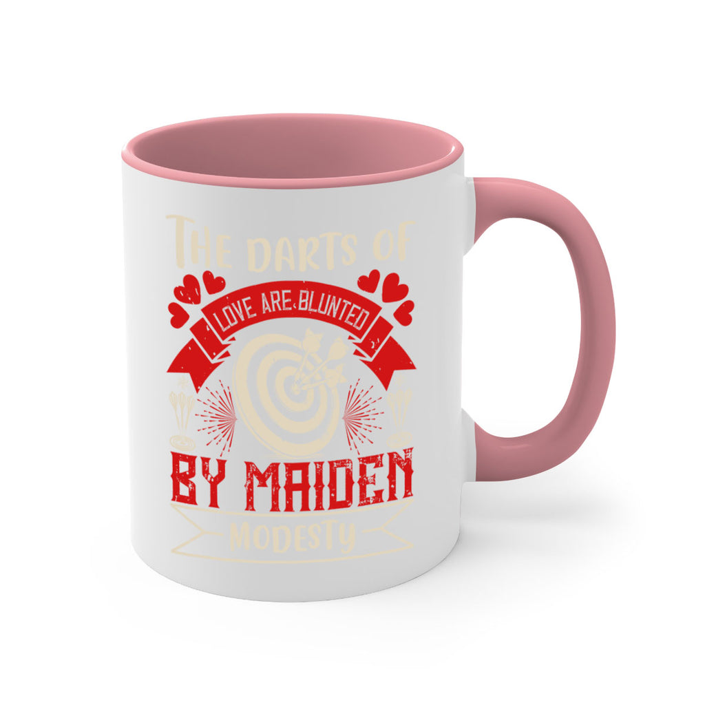 The darts of love are blunted by maiden modesty 1795#- darts-Mug / Coffee Cup