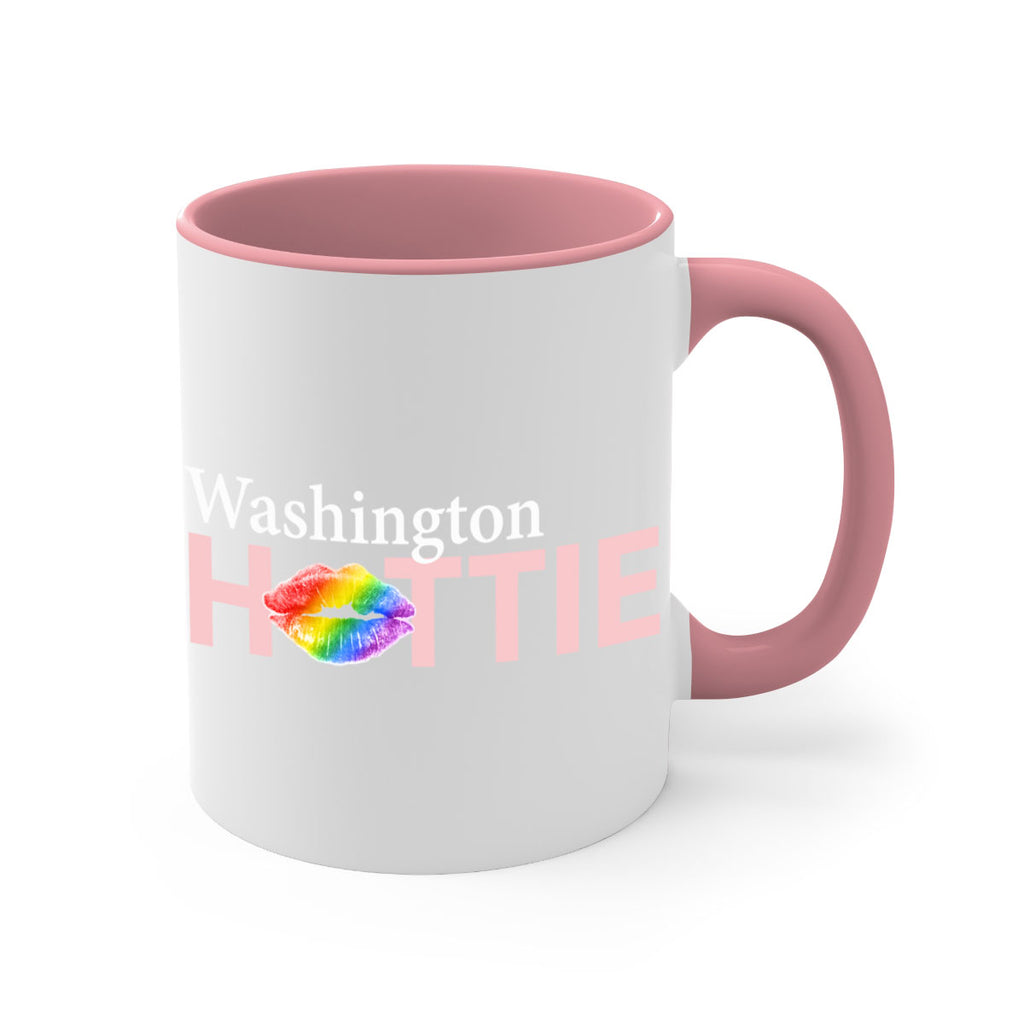 Washington Hottie with rainbow lips 98#- Hottie Collection-Mug / Coffee Cup
