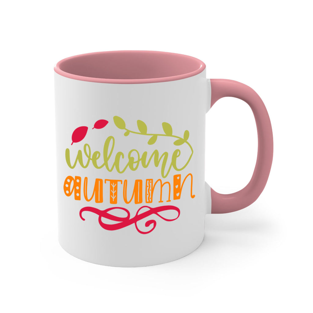 Welcome Autumn 629#- fall-Mug / Coffee Cup