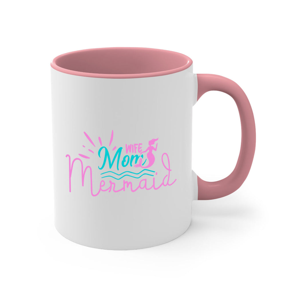 Wife Mom Mermaid 672#- mermaid-Mug / Coffee Cup