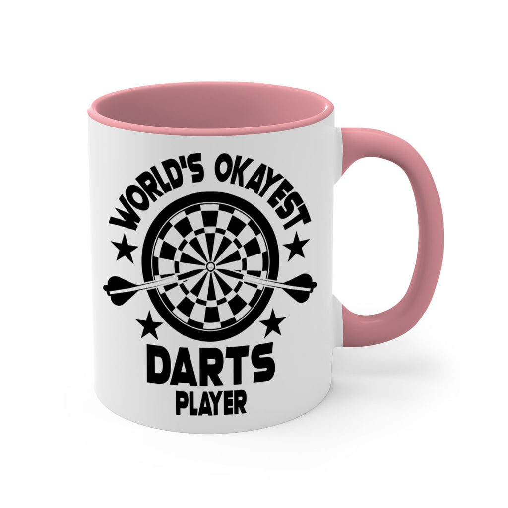 Worlds okayest Darts player 28#- darts-Mug / Coffee Cup