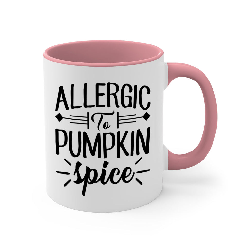 allergic to pumpkin spice 7#- fall-Mug / Coffee Cup