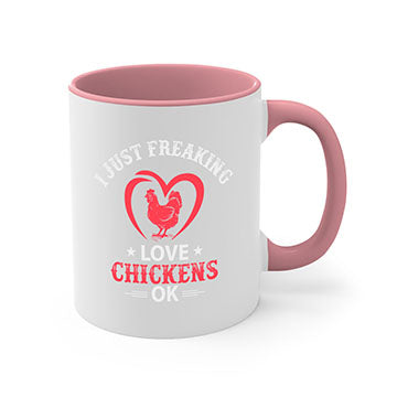 i just freaking love chickens ok Style 5#- Chicken-Mug / Coffee Cup