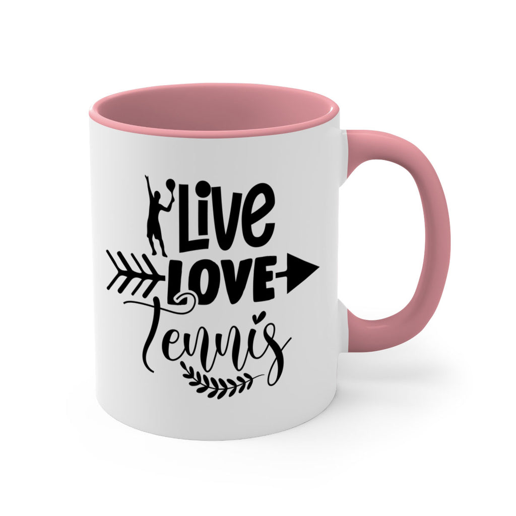live love Tennis 819#- tennis-Mug / Coffee Cup