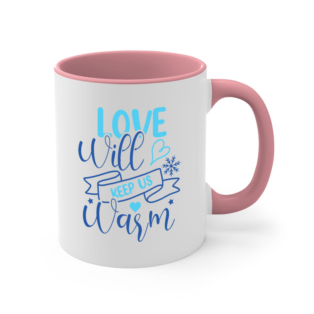 love will keep us warm 313#- winter-Mug / Coffee Cup