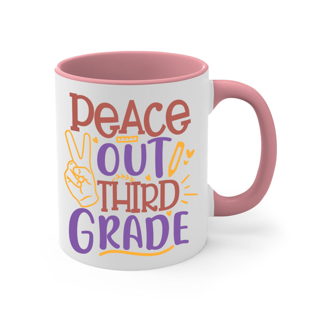 peace out 3rd grade 1#- Third Grade-Mug / Coffee Cup