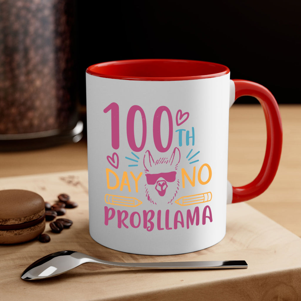 100th day no probllama 37#- 100 days-Mug / Coffee Cup