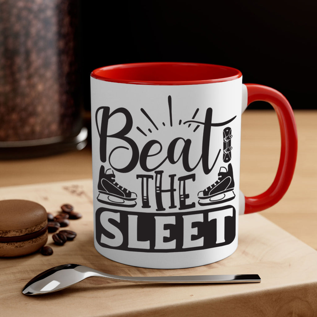 Beat the sleet 24#- winter-Mug / Coffee Cup