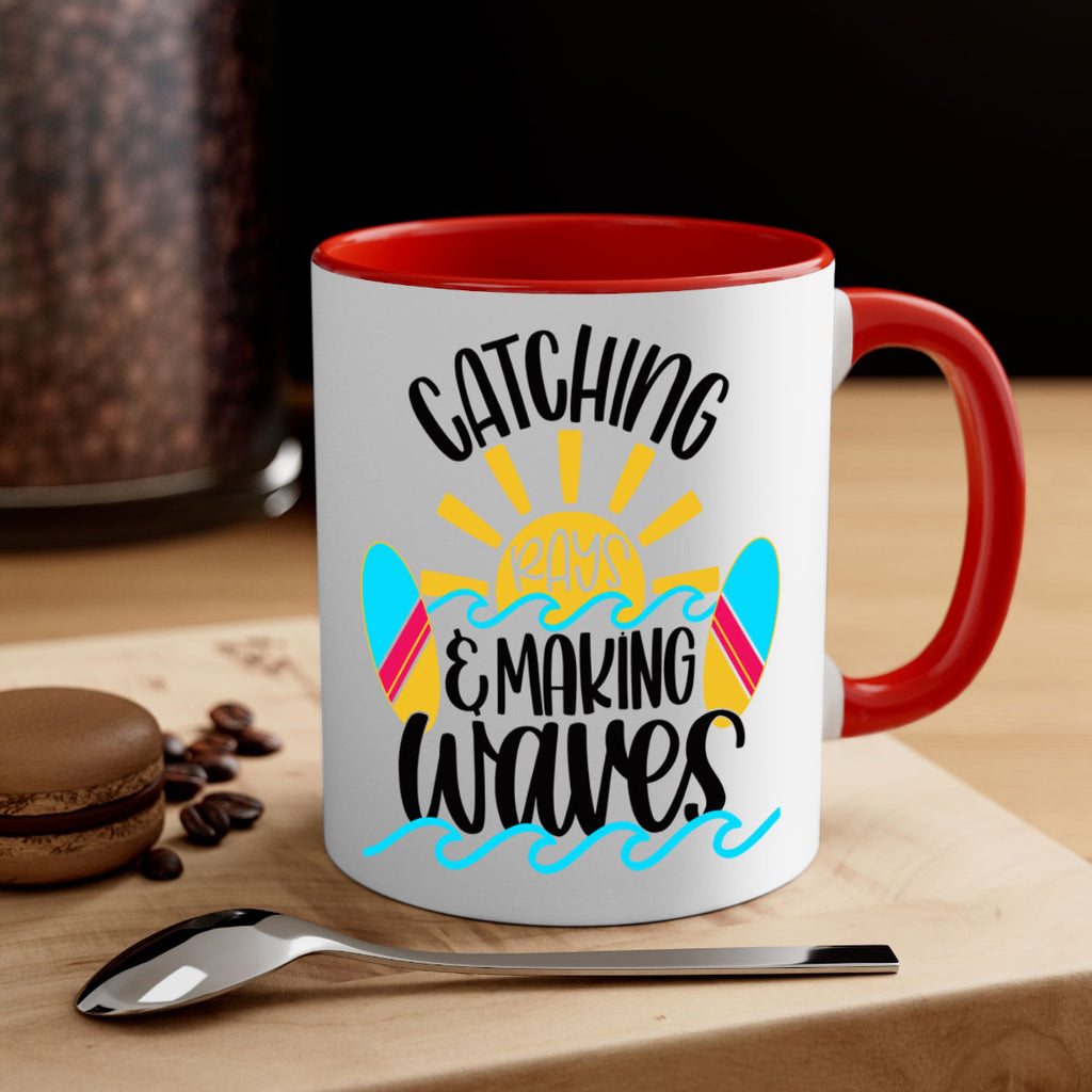 Catching Rays Making Waves Style 49#- Summer-Mug / Coffee Cup