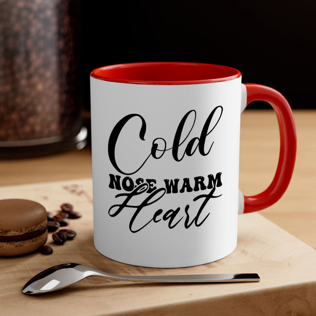 Cold nose warm heart 56#- winter-Mug / Coffee Cup