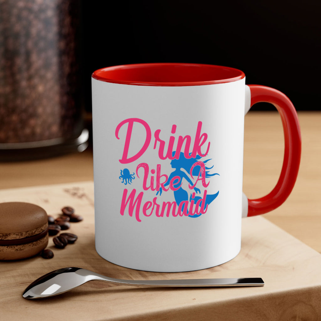 Drink Like A Mermaid 140#- mermaid-Mug / Coffee Cup