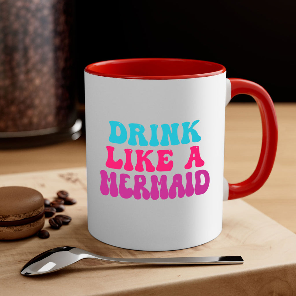 Drink Like A Mermaid 141#- mermaid-Mug / Coffee Cup