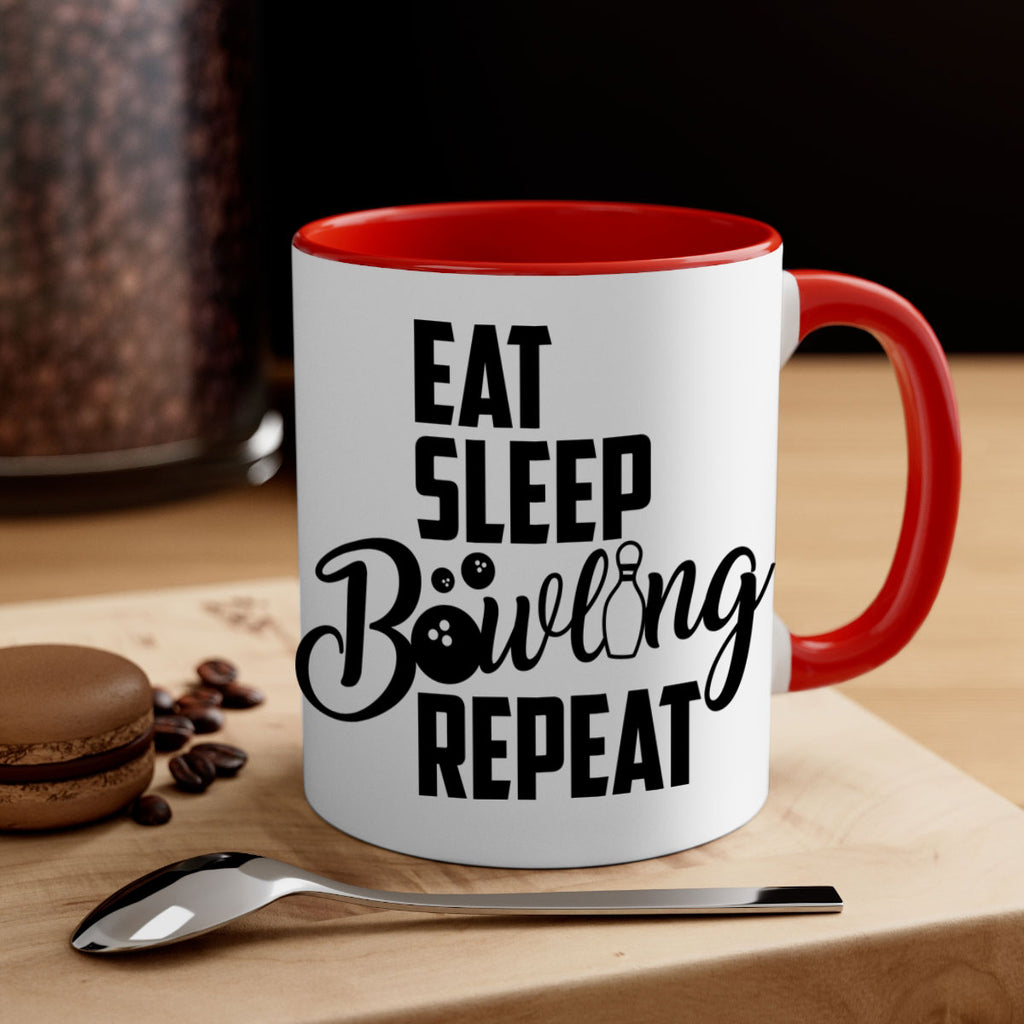 Eat Sleep Bowling Repeat 1322#- bowling-Mug / Coffee Cup
