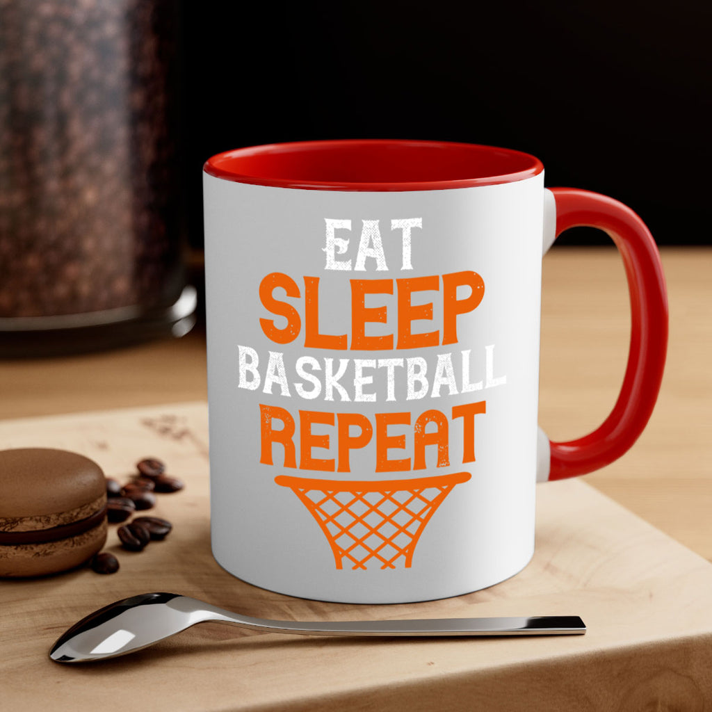 Eat more sleep basketball repeat 1321#- basketball-Mug / Coffee Cup