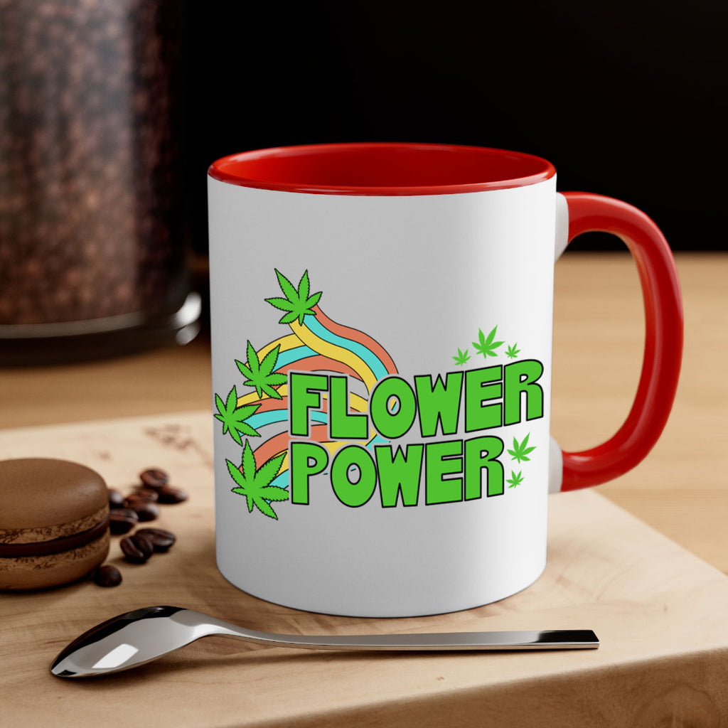 Flower Power Cannabis leaf 86#- marijuana-Mug / Coffee Cup