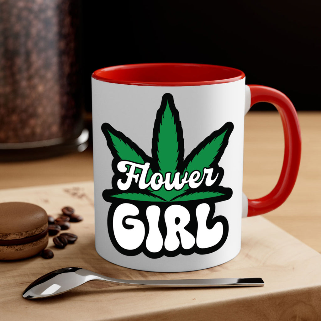Flower girl 85#- marijuana-Mug / Coffee Cup