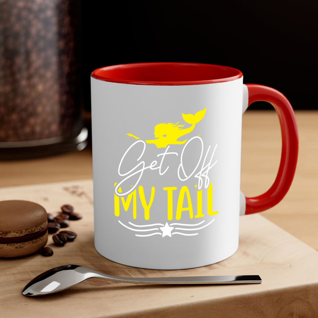 Get off My Tail 170#- mermaid-Mug / Coffee Cup