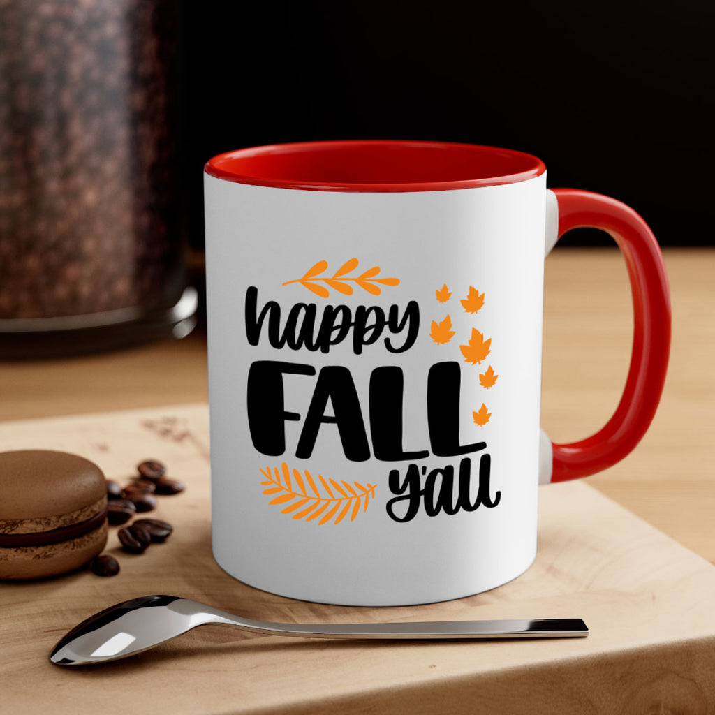 Happy Fall Yall 490#- fall-Mug / Coffee Cup