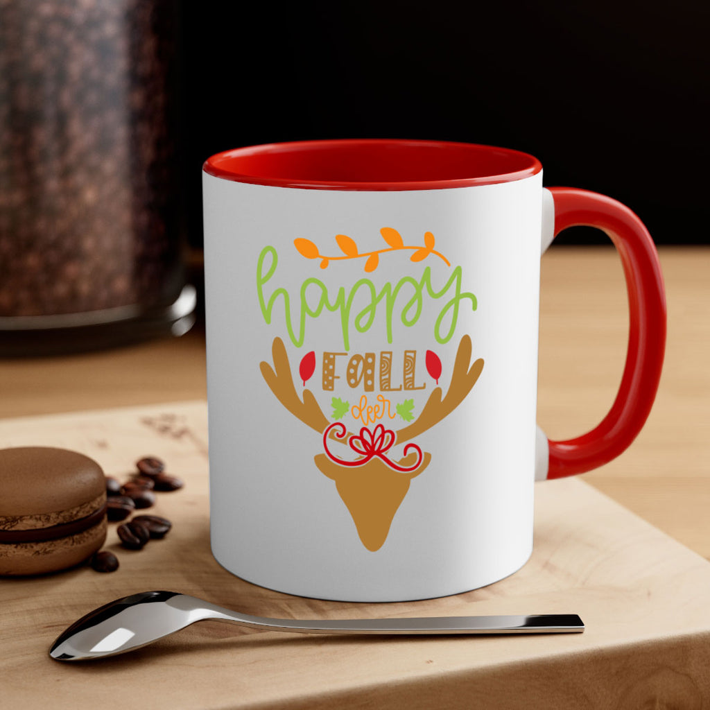 Happy Fall deer 219#- fall-Mug / Coffee Cup