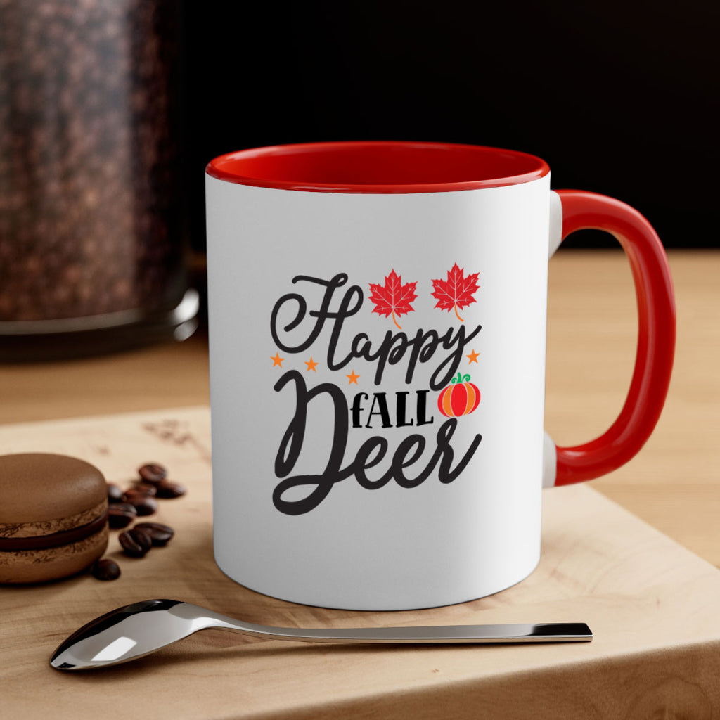 Happyfalldeer 254#- fall-Mug / Coffee Cup