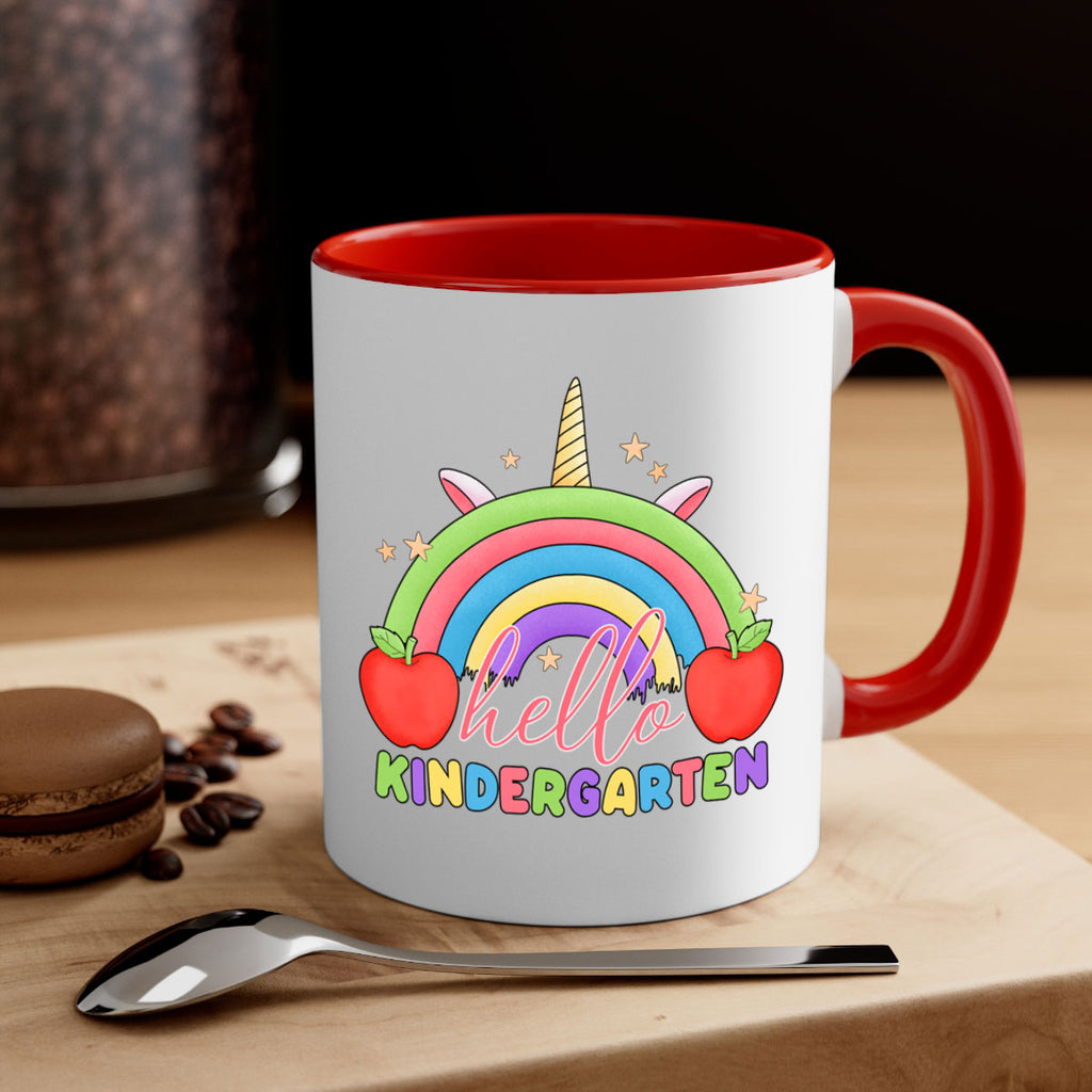 Hello Kindergarten Unicorn Rainbow 6#- Kindergarten-Mug / Coffee Cup