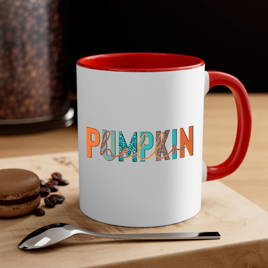 Hello Pumpkin 285#- fall-Mug / Coffee Cup
