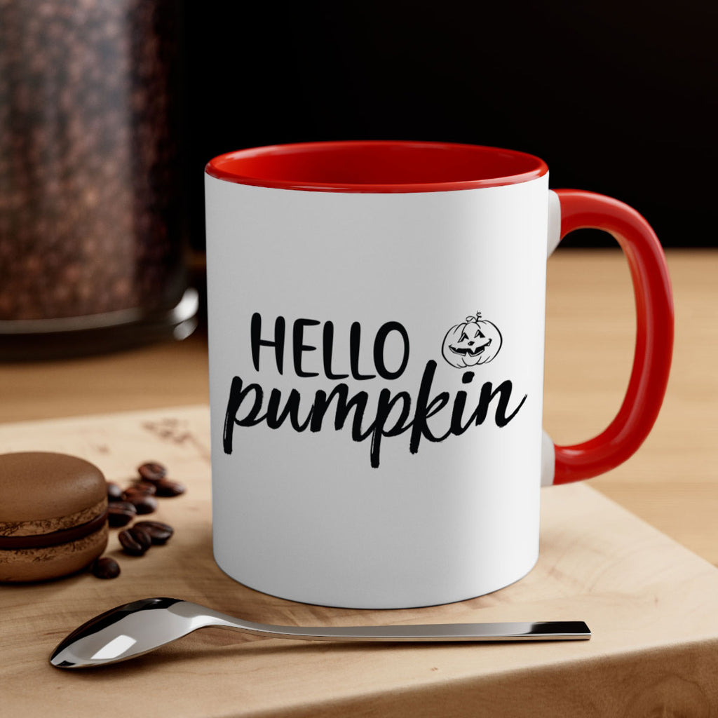 Hello Pumpkin 286#- fall-Mug / Coffee Cup