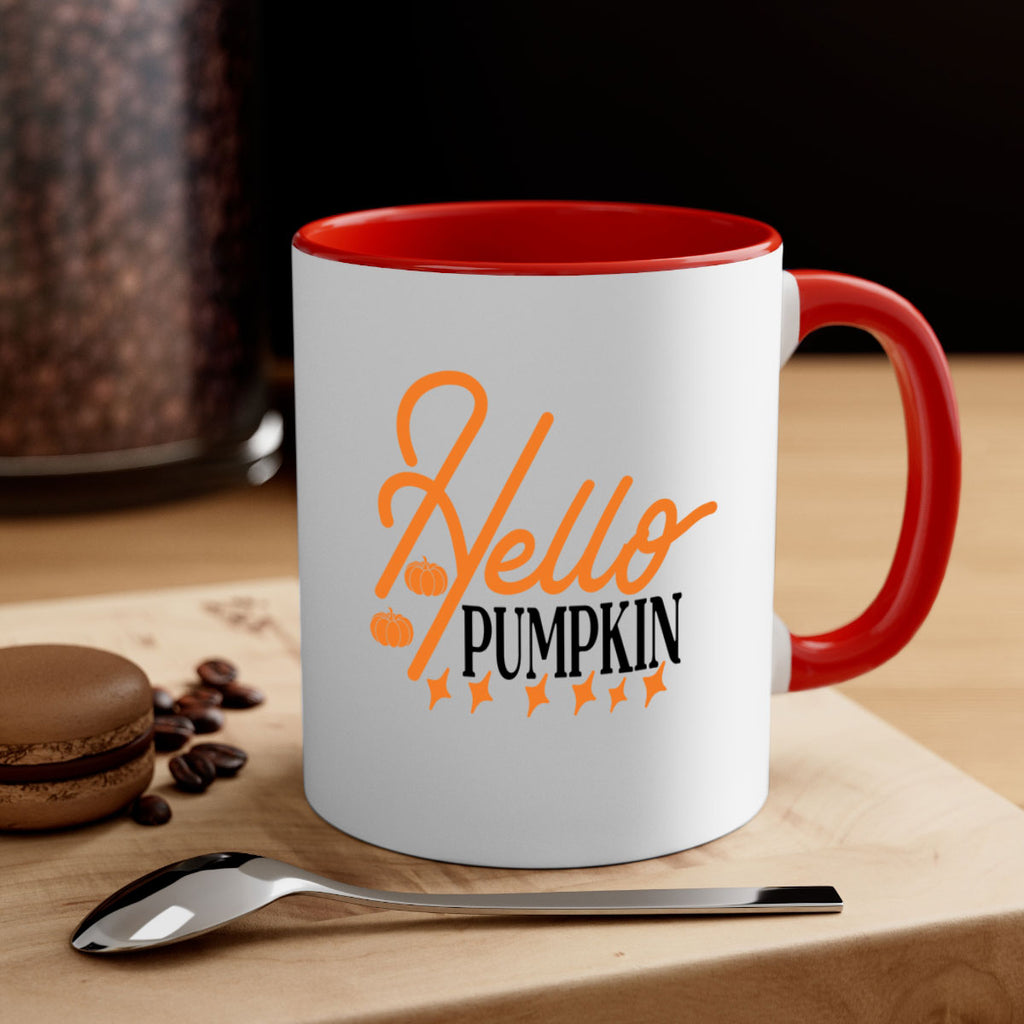 Hello Pumpkin 293#- fall-Mug / Coffee Cup