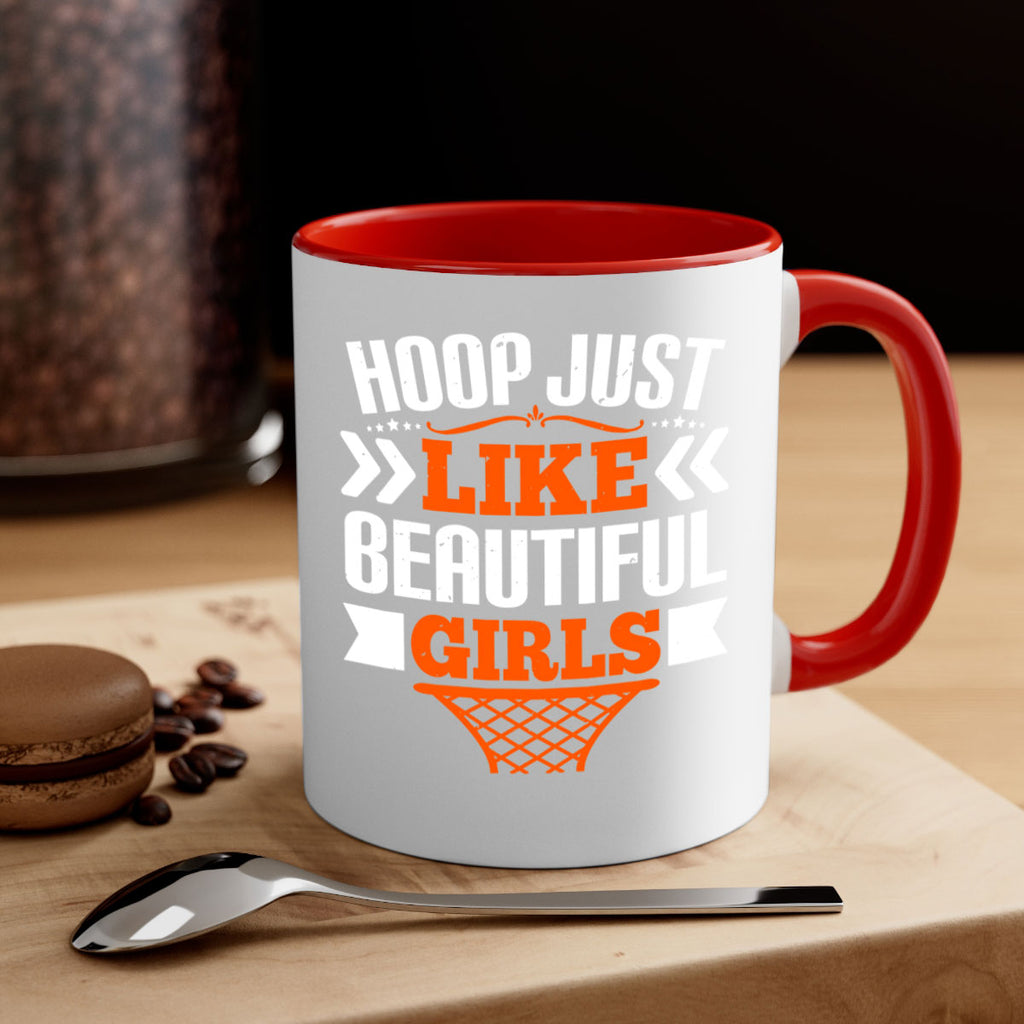 Hoop just like beautiful girls 1179#- basketball-Mug / Coffee Cup