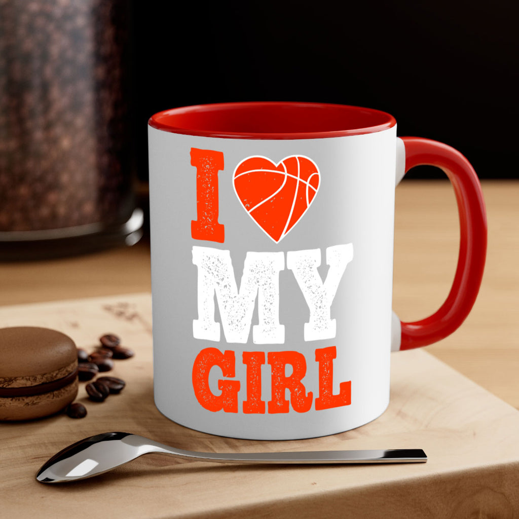 I love my girl 2244#- basketball-Mug / Coffee Cup