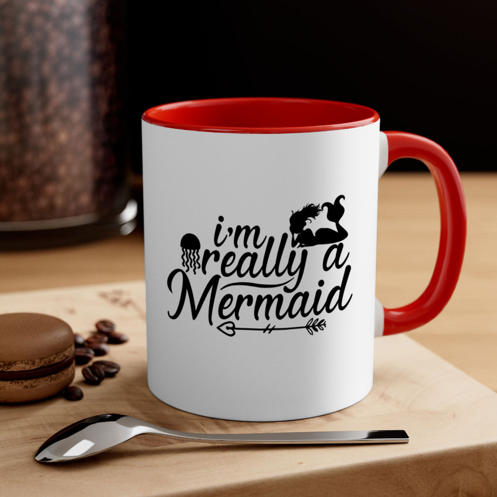 I m Really A Mermaid 213#- mermaid-Mug / Coffee Cup