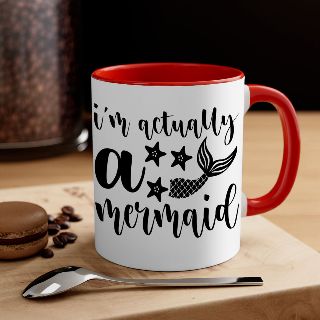 Im actually a mermaid 259#- mermaid-Mug / Coffee Cup