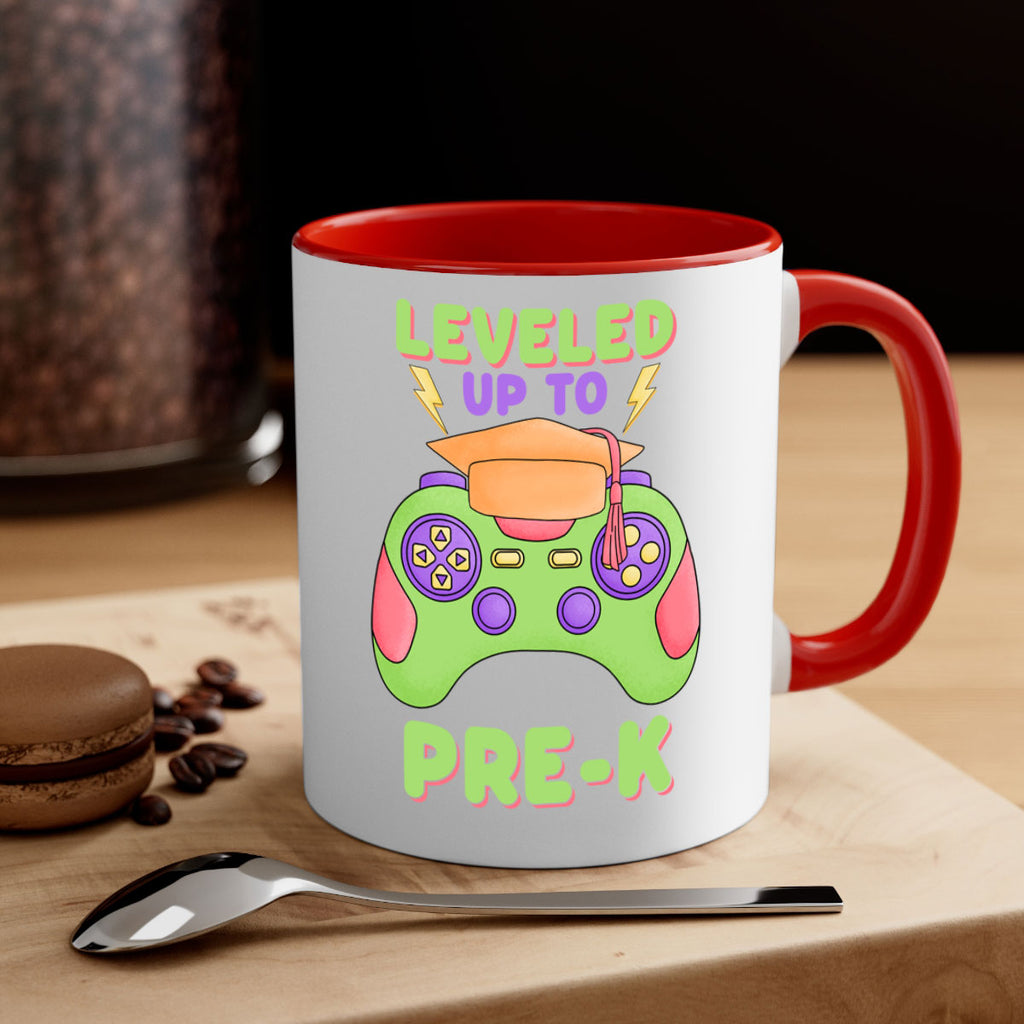 Leveled up to PreK Gamer 16#- preK-Mug / Coffee Cup