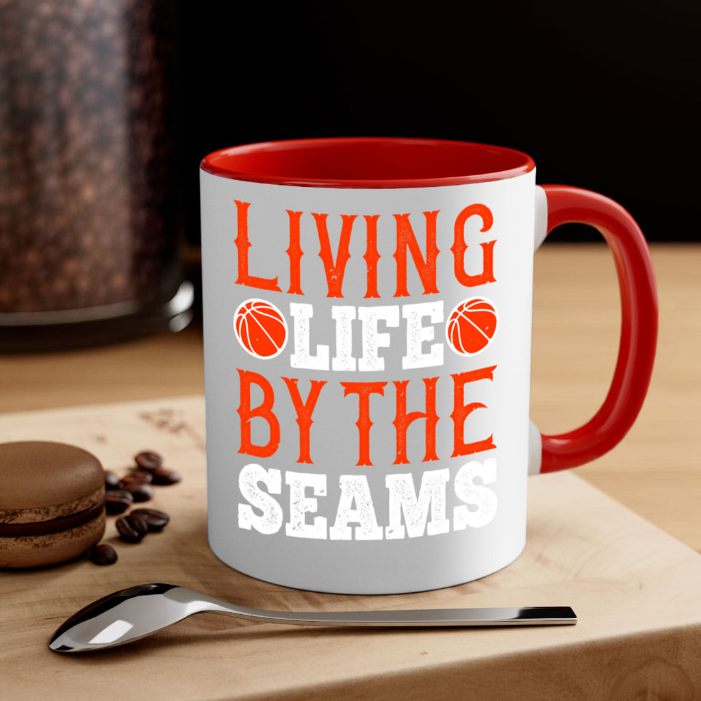 Living life by the seams 1965#- basketball-Mug / Coffee Cup