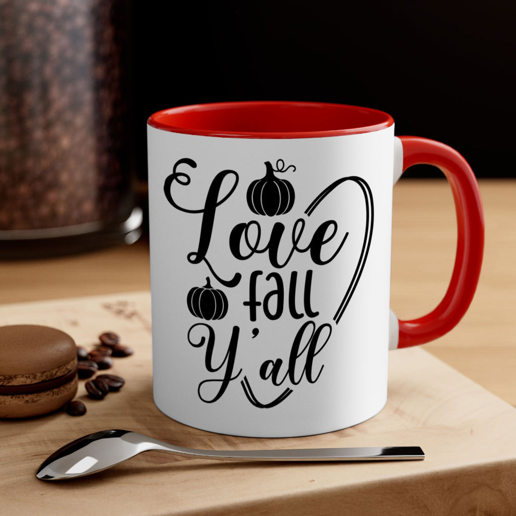 Love Fall Yall 412#- fall-Mug / Coffee Cup
