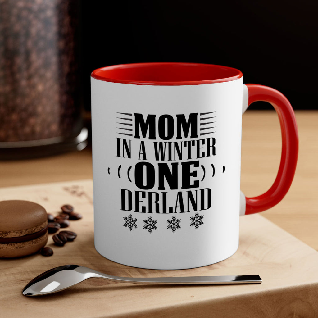 MOM IN A WINTER ONE DERLAND 322#- winter-Mug / Coffee Cup