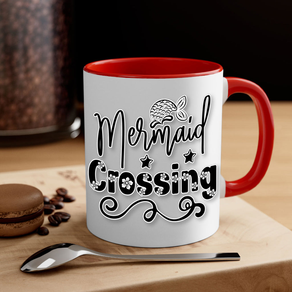Mermaid Crossing 400#- mermaid-Mug / Coffee Cup