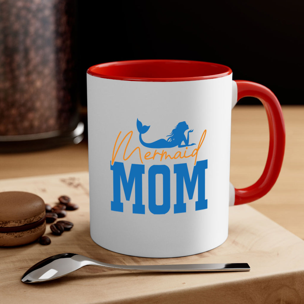 Mermaid Mom 375#- mermaid-Mug / Coffee Cup