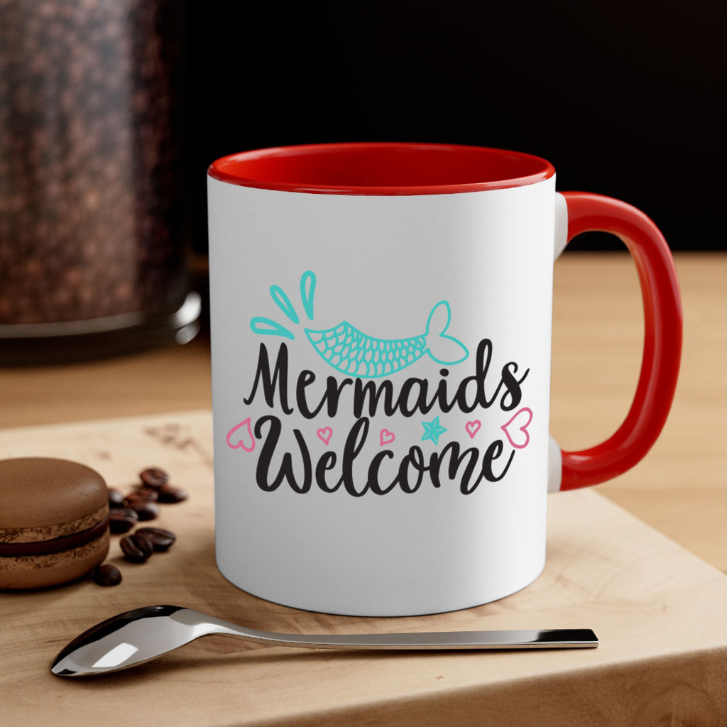 Mermaids Welcome 474#- mermaid-Mug / Coffee Cup